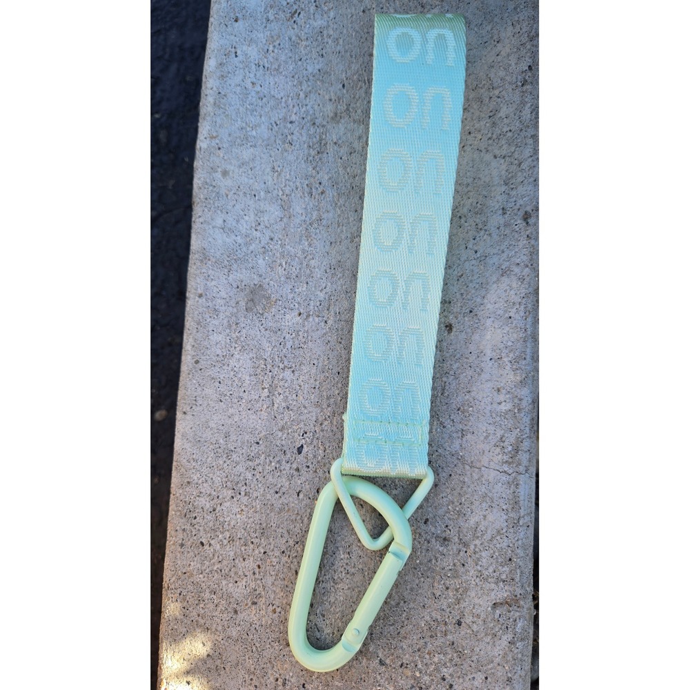 Urban Outfitters UO Logo Lanyard Carabiner Keychain Mint Green Streetwear Access